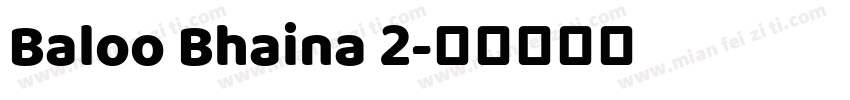Baloo Bhaina 2字体转换